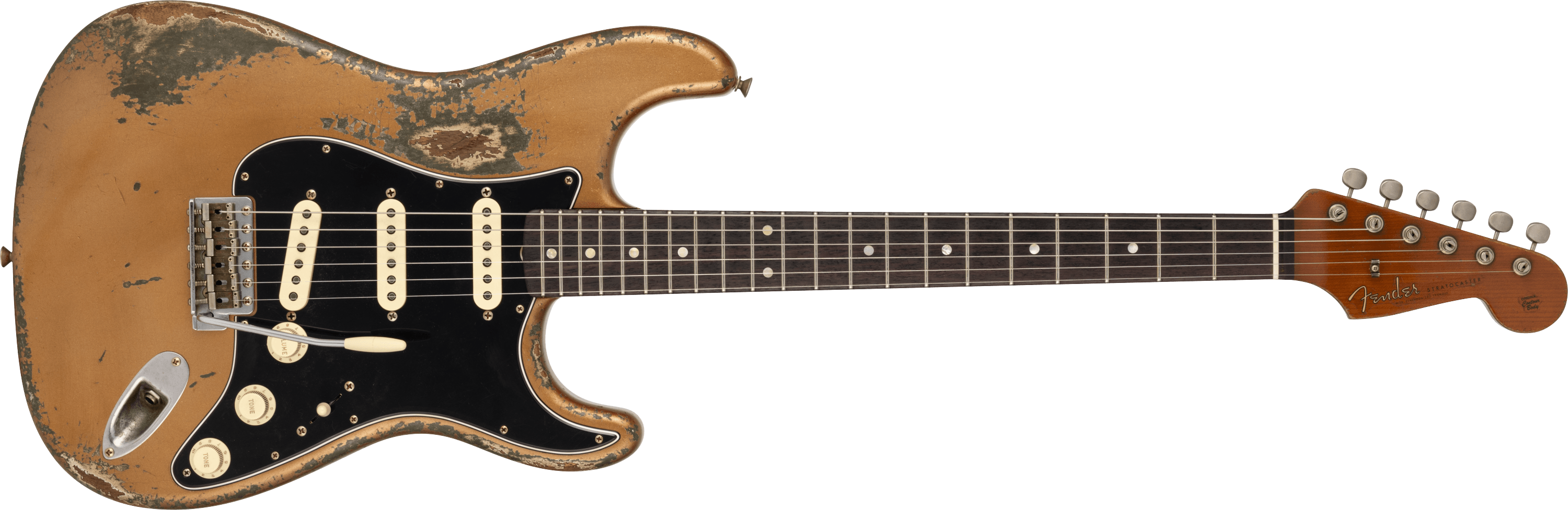 1960's Stratocaster® Relic® Rosewood Fingerboard, Miremist Gold